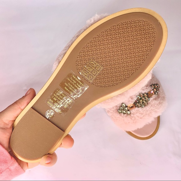 TORY BURCH | aspen shearling slide sandal - Picture 3 of 4